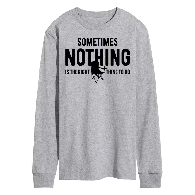 Мужская походная футболка с длинным рукавом и графическим рисунком athletic heather