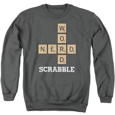 Толстовка Word Nerd для взрослых с круглым вырезом и надписью 