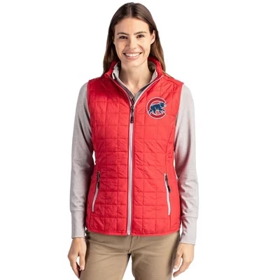 Женский пуховик Chicago Cubs Rainier PrimaLoft® с эко-изоляцией на молнии красный