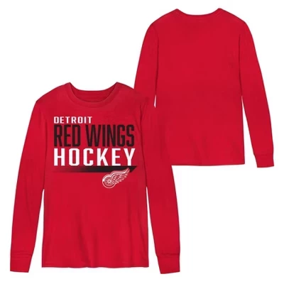 Лонгслив для мальчиков NHL Detroit Red Wings, разноцветный