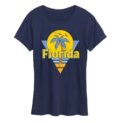 Женская футболка с коротким рукавом Florida в стиле ретро с графическим рисунком