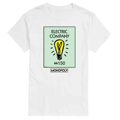 Мужская футболка с коротким рукавом и рисунком Electric Company, белая