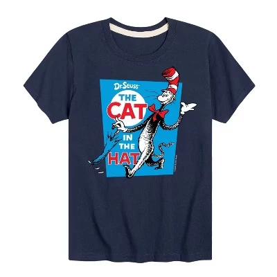 Футболка для мальчиков Dr. Seuss Cat in the Hat, синяя