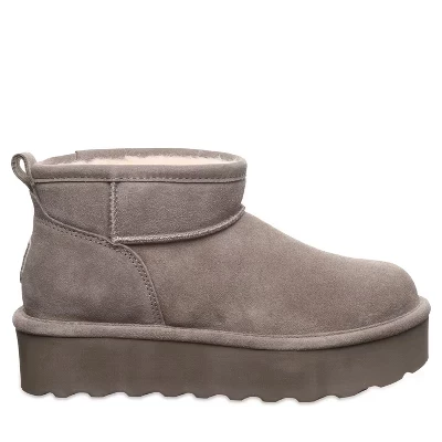 Женские короткие сапоги BEARPAW в стиле ретро morel