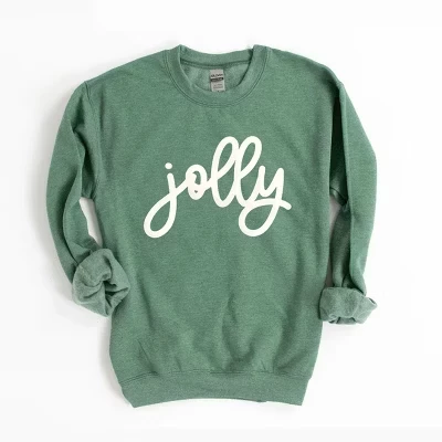 Женская толстовка с графическим принтом Jolly Bold Cursive Puff Print