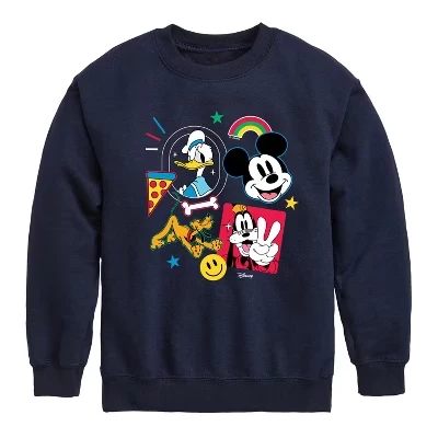 Мальчиковая флисовая толстовка Disney с принтом, синяя