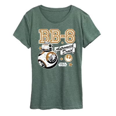 Женская футболка BB8 с коротким рукавом и рисунком heather juniper