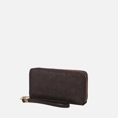 Женский кошелек-клатч MKF Collection Aurora M, шоколадный