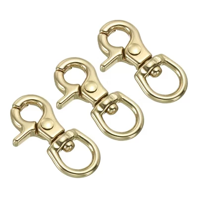 Набор карабинов‑лобстеров Unique Bargains из латуни, 3 шт
