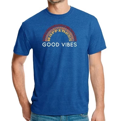 Мужская футболка премиум-класса Blend Word Art - Good Vibes royal