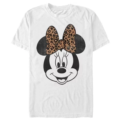 Мужская футболка Mickey Mouse, бантик, белая