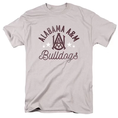 Мужская футболка NCAA Alabama A&M Bulldogs, серебристая