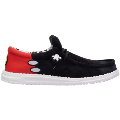Мужские слипоны HEYDUDE Mickey Mouse Wally, разноцветные