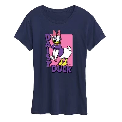 Женская футболка с коротким рукавом и рисунком Дейзи Дак (Daisy Duck)