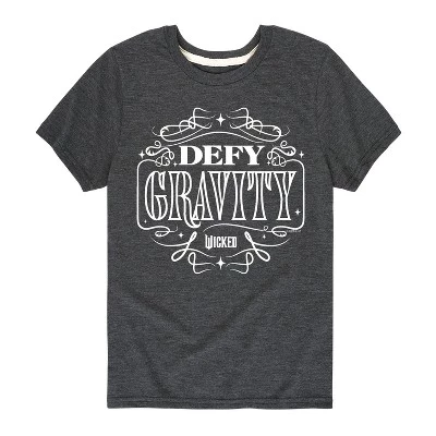 Футболка с коротким рукавом Heather charcoal с графическим рисунком Defy Gravity