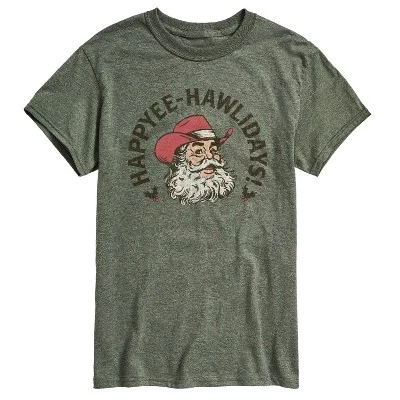 Мужская футболка Happyee Hawlidays с коротким рукавом и графическим рисунком