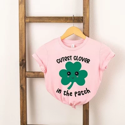 Детская футболка The Juniper Shop Cutest Clover, розовая