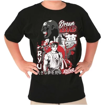 Футболка для мальчиков Brisco Brands Ryu, черная