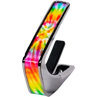 Черная хромированная гитара Capo pearl tie-dye серии Deluxe