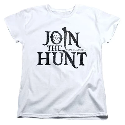 Женская футболка с логотипом Join The Hunt белого цвета