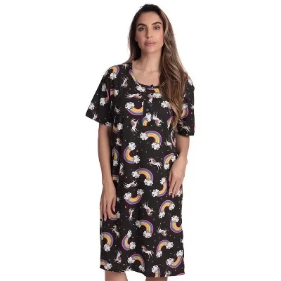 Женская ночная рубашка для сна с коротким рукавом 4365-10717-XL