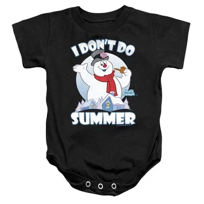 Боди для младенцев Frosty the Snowman, черное