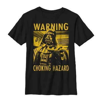 Футболка для мальчиков Star Wars Choking Hazard, черная