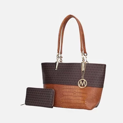 Женская вместительная внутренняя сумка Sasha Tote из веганской кожи от Mia K brown