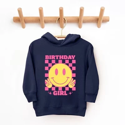 Толстовка для девочек Juniper Shop Birthday Girl, синяя