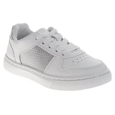 Девочкам кроссовки Kensie Girl Lace-Up Stars, серебристые