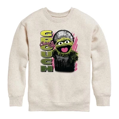 Мальчиковый свитшот Sesame Street Oscar, натуральный