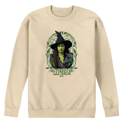 Мужская флисовая толстовка Art Noveau Elphaba с графическим принтом кремового цвета в стиле арт-Ново