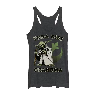 Женская майка-беговел Yoda Best Grandma Racerback