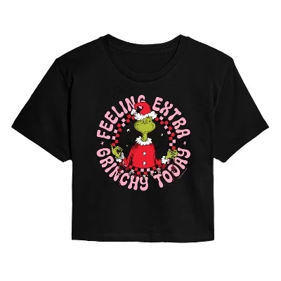 Женская футболка The Grinch Extra Grinchy, черная