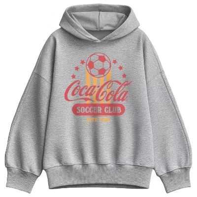 Женская толстовка с капюшоном из флиса оверсайз для футбольного клуба athletic heather