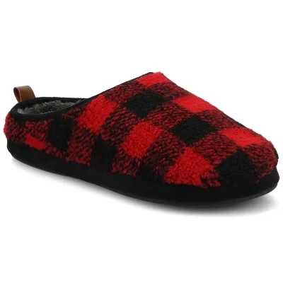 Скользящие тапочки из флисовой дубленки Vance Mens Roland красный