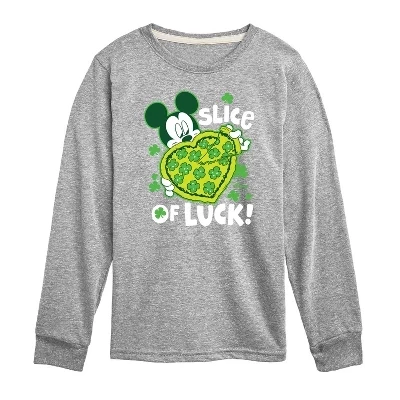 Футболка с длинным рукавом Slice Of Luck с графическим рисунком athletic heather