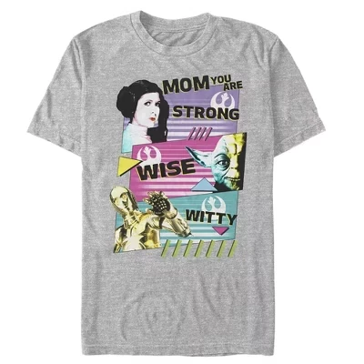 Мужская футболка Athletic Heather от Mother's Day Mom с галактическими чертами лица