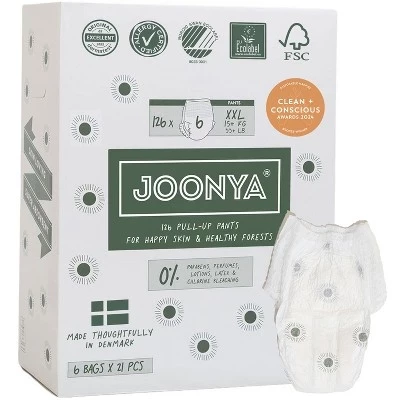 Детские трусики-подгузники Joonya Pull-Ups 126 шт, ночные