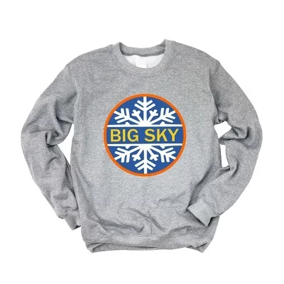 Женский свитшот Simply Sage Market «Big Sky», графитовый