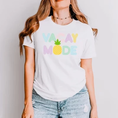 Футболка с коротким рукавом Vacay Mode Pineapple белая