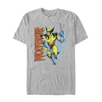 Мужская футболка X-Men Wolverine, меланж