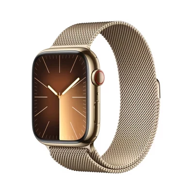 Смарт-часы Apple Watch Series 9 стальной корпус, золотистые