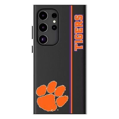 Боковая панель NCAA ACC Universities, совместимый с MagSafe чехол для мобильного телефона Samsung Galaxy clemson tigers