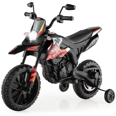 Детский электромотоцикл Costway Aprilia 12 В, красный