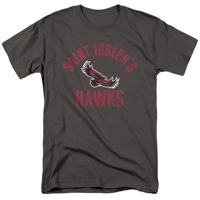 Мужская футболка Saint Joseph's Hawks, темно-серая