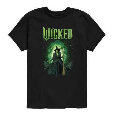 Футболка с коротким рукавом и рисунком Elphaba Forest, черная