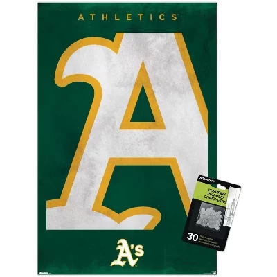 Постер Trends International Oakland Athletics 25 с кнопками