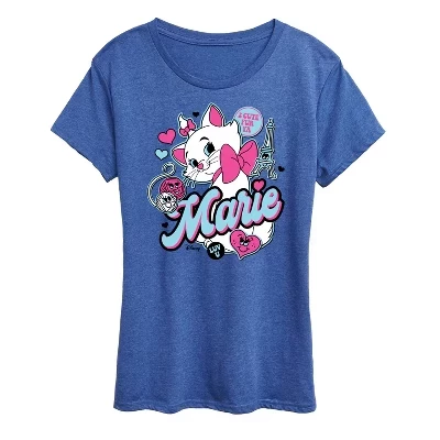 Женская футболка Disney Aristocats Marie, синяя