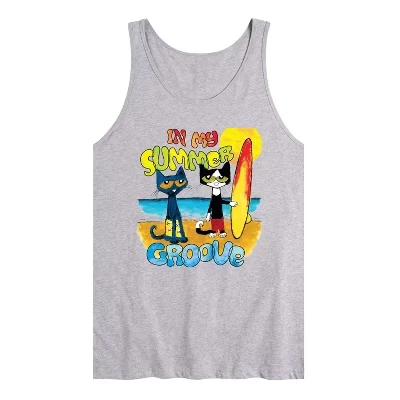 Мужская летняя майка с графическим рисунком в стиле Groove athletic heather
